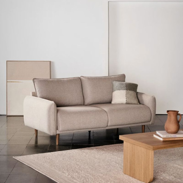 CARLOTA 2-SEAT SOFA BEIGE 184 CM - 1 PACKAGE