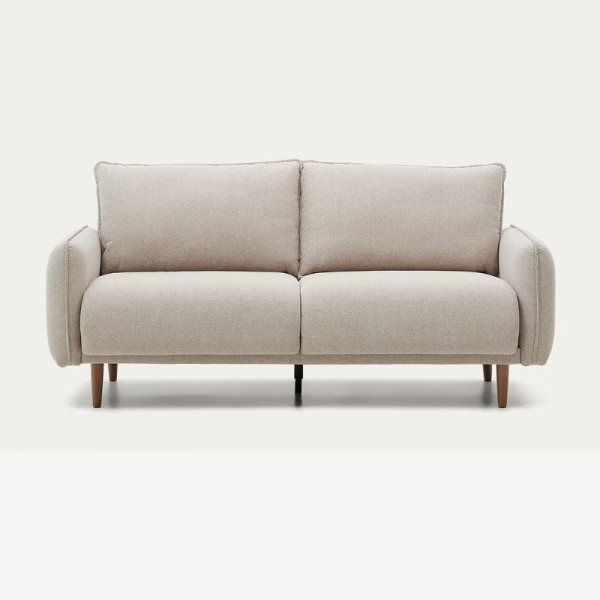 CANAPE CARLOTA 2 PL BEIGE 184 CM - 1 COLIS