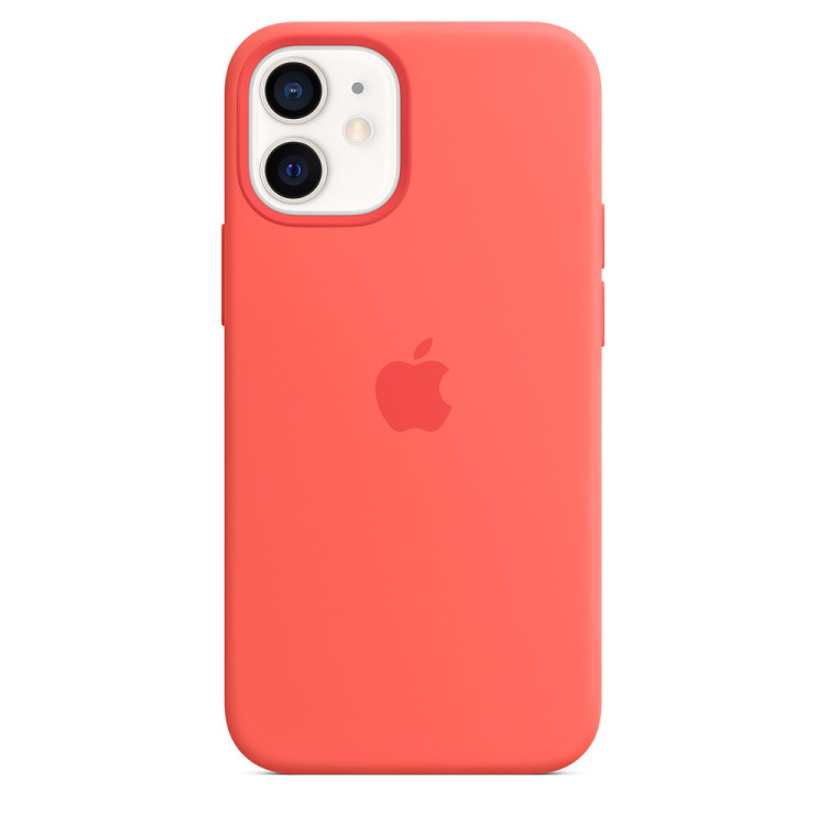 MINI SILICONE MAGSAFE IPHONE 12 CASE CITRUS PINK