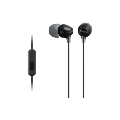 FONES DE OUVIDO DO TELEFONE PRETO SONY