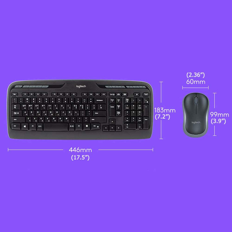CLAVIER ET SOURIS SANS FIL MK330