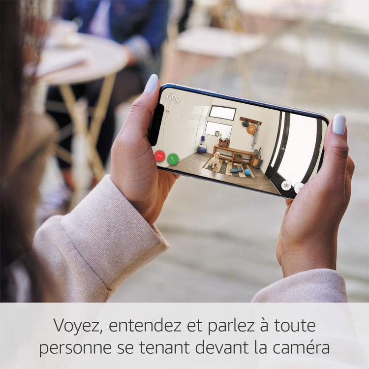 CAMERA STICK UP CAM BATTERY BLANCHE