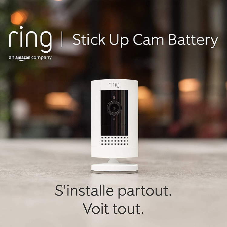 CAMERA STICK UP CAM BATTERY WHITE