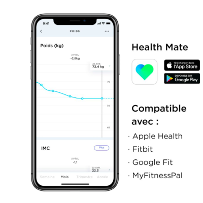 BALANCE CONNECTEE BODY BMI BLANC 2