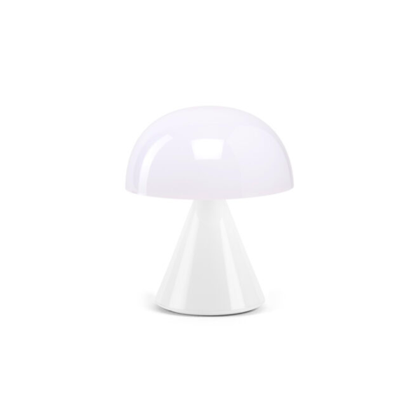 GLOSSY WHITE MINI ALU LED LAMP