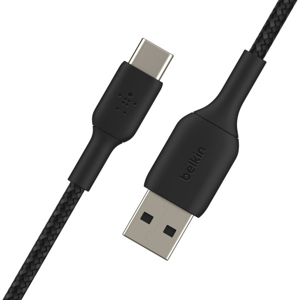 CABO USB A PARA USB C 1M / 3FT PRETO
