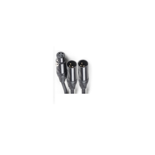 ADAPTER 18INCH XLR FEMALE TO 2XLR MALE