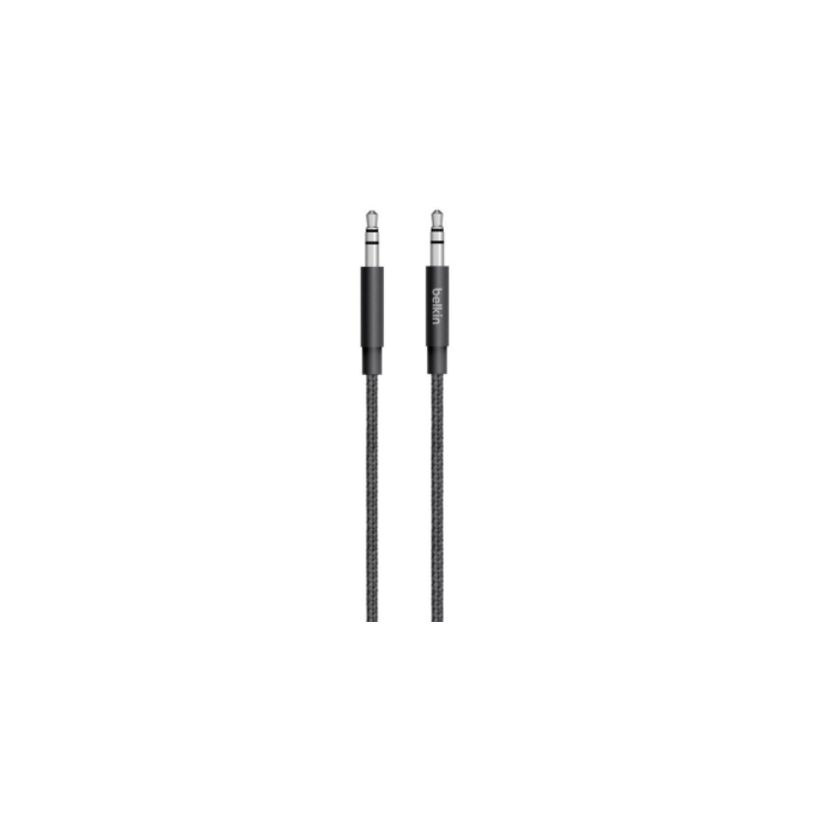 CABLE AUX 1.2M/4FT NOIR