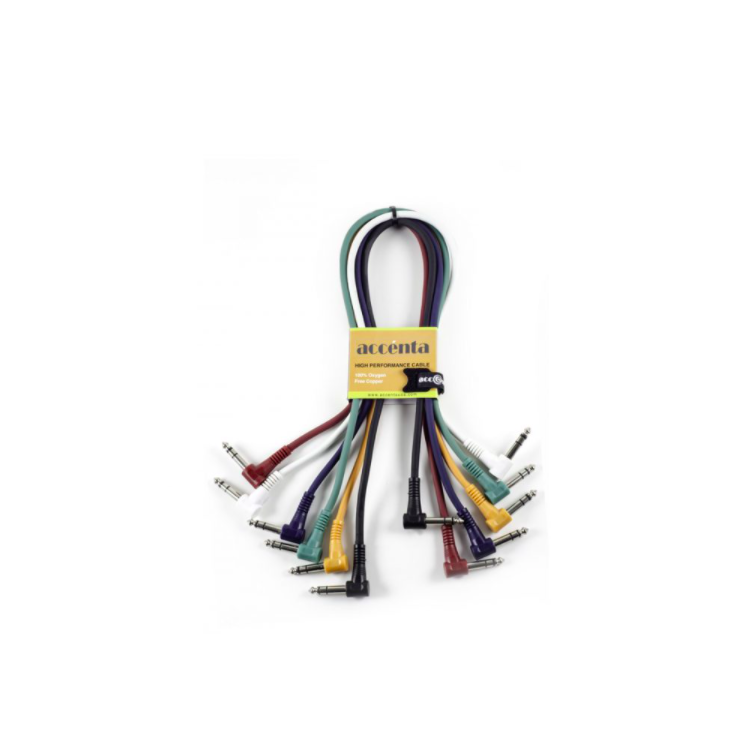 CABLES MULTICOLOR STEREO 18INCH