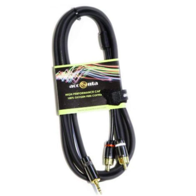 STEREO CABLE 6 ' RCA / PLUG