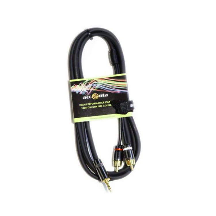 CABLE STEREO 6' RCA/PLUG