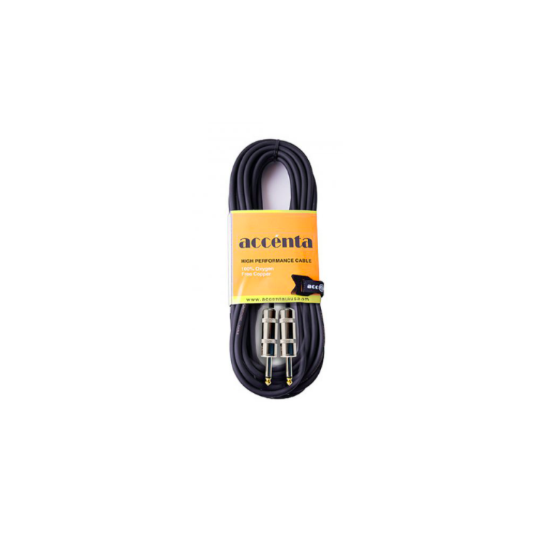 CABLE 1/4 IN MONO TO 1/4 6FT