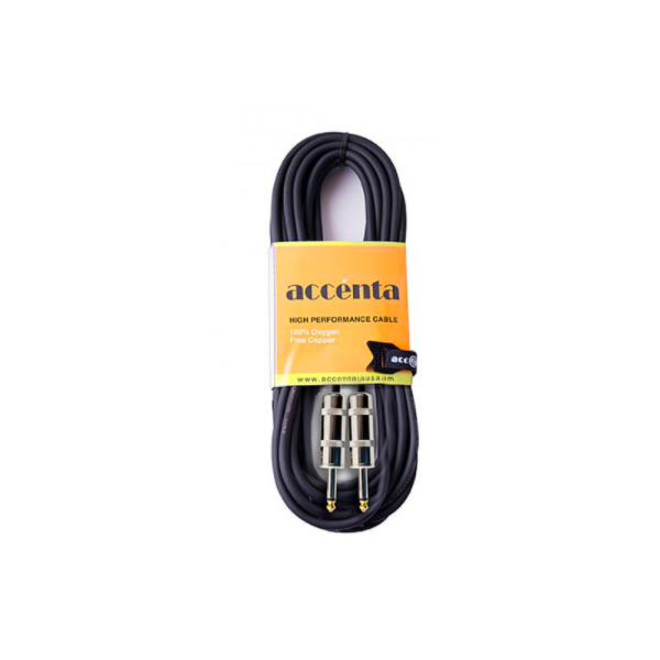 CABLE 1/4 IN MONO TO 1/4 6FT