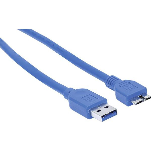 CABO USB 2M / 6,6FT AZUL