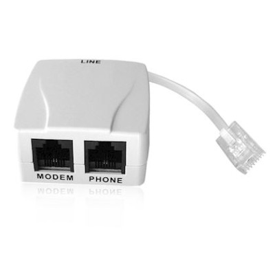 PRISE ADSL RJ45 MALE / 2 RJ45 FEMELLE