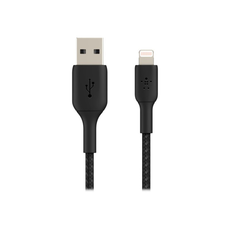 CABO USB AV ERS RELÂMPAGO MFI REN FORCE PRETO 1 M