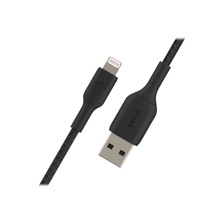CABO USB AV ERS RELÂMPAGO MFI REN FORCE PRETO 1 M