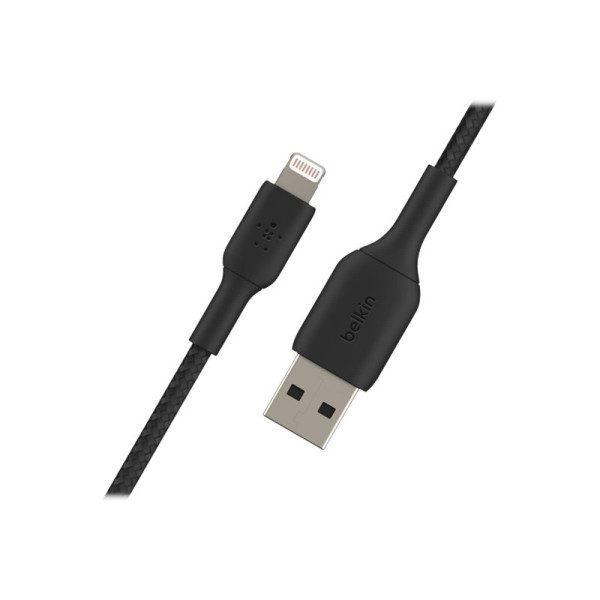 CABO USB AV ERS RELÂMPAGO MFI REN FORCE PRETO 1 M