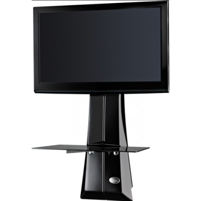 MELICONI BLACK TV WALL CABINET GHOST DESIGN 1000