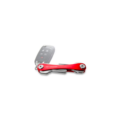 PORTE CLES COMPACTE ALUMINIUM ROUGE