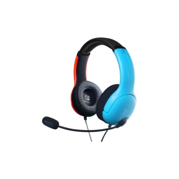 CASQUE ET MICRO GAMING SWITCH LVL40 BLEU ET ROUGE