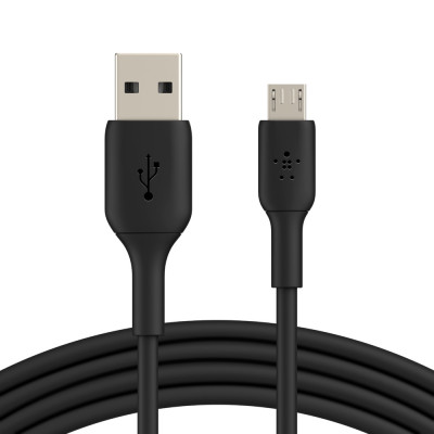 CABLE USB A VERS MICRO USB 1M/3.3FT NOIR
