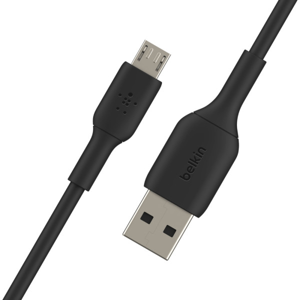 CABLE USB A VERS MICRO USB 1M/3.3FT NOIR