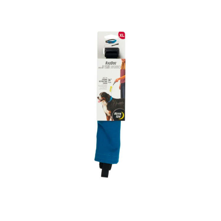 COLAR E CHUMBO RETRÁTIL 91CM RADDOG TXL AZUL