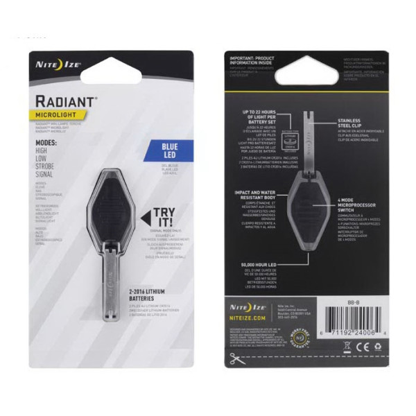 LÂMPADA LED AZUL RADIANTE