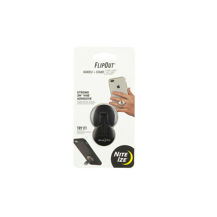 SUPPORT ET POIGNEE MOBILE FLIPOUT NOIR