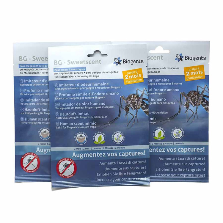 RECHARGE X3 SWEETSCENT 2 MOIS POUR BG-MOSQUITAIRE