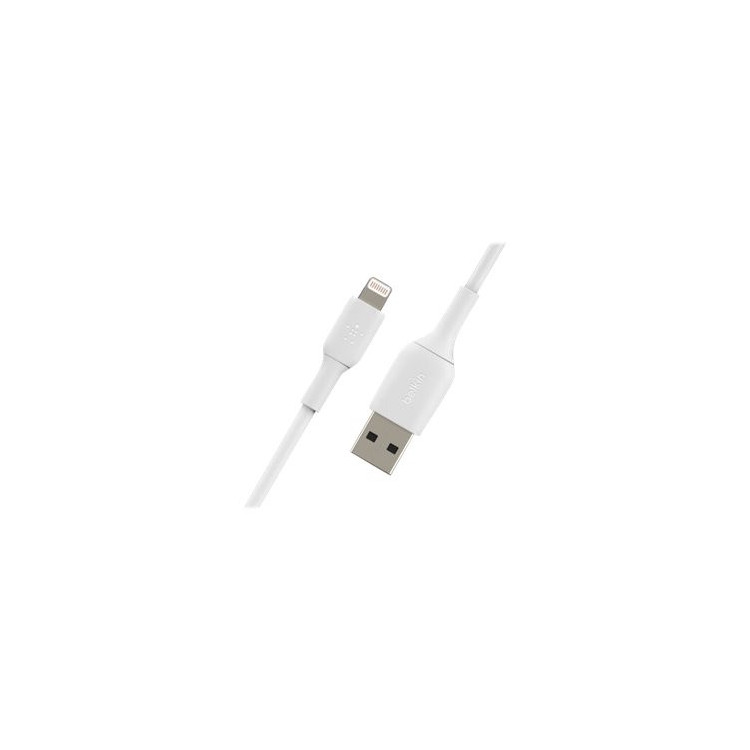 CABLE LIGHTNING VERS USB A 3M BLANC