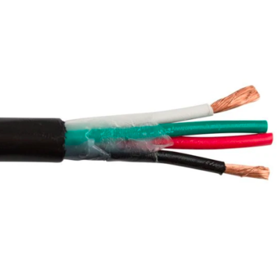 CABO DE ÁUDIO HP 1,62 MM GEL BURIAL 4 CONDUTA PRETO POR MEDIDOR