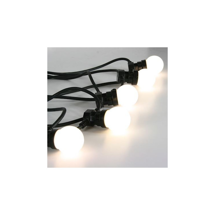 GARLAND 10M 100 LED QUENTE BRANCO 230V