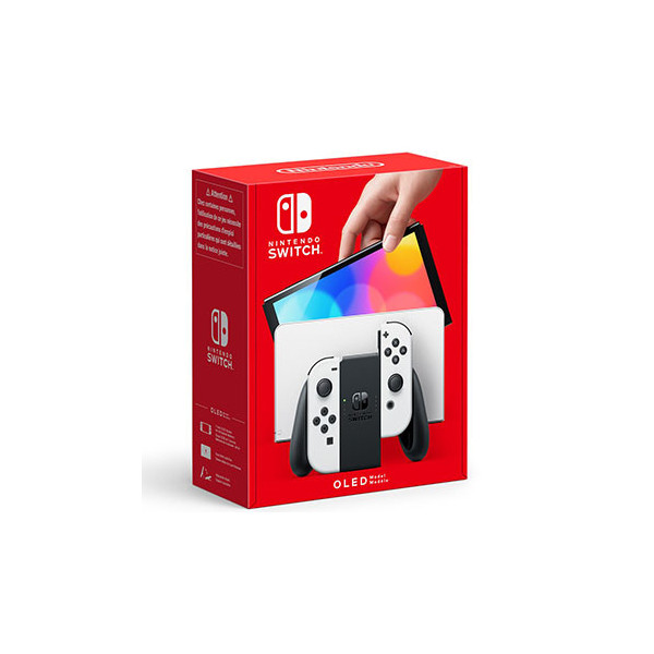 CONSOLE NINTENDO SWITCH OLED + JOY CON BLANC