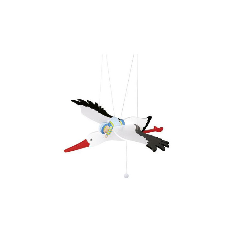 STUD AND BABY MOBILE SUSPENSION BLUE