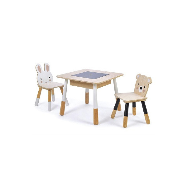 SET TABLE ET CHAISES ENFANT FORET