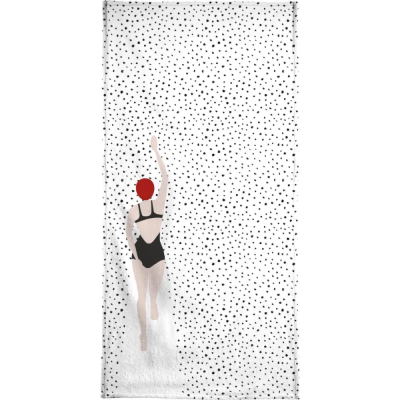 SERVIETTE DE PLAGE PUNKTSCHWIMMER 90x180