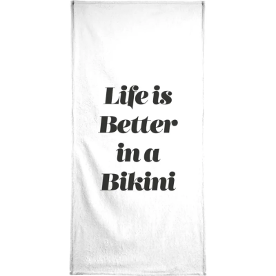SERVIETTE DE PLAGE BIKINI 90x180