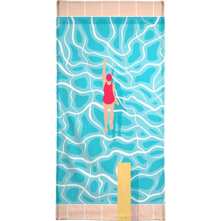 SERVIETTE DE PLAGE POOL 90x180