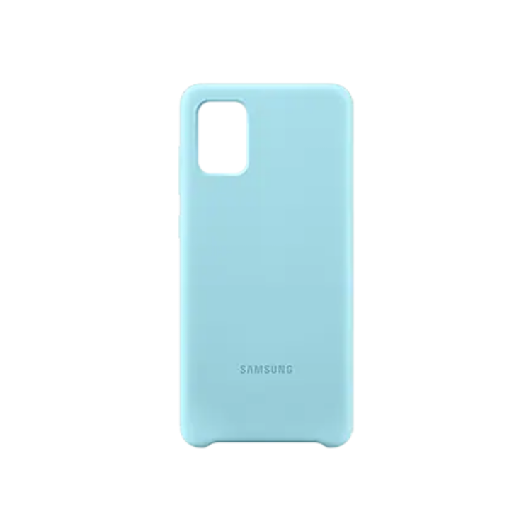 ESTOJO DE SILICONE PARA GALAXY A71 BLUE