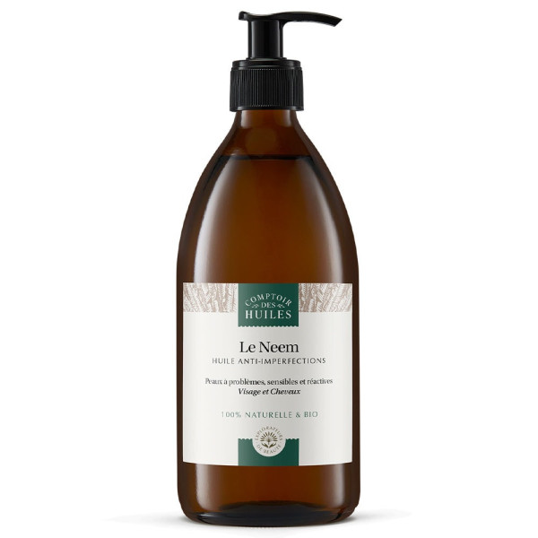 ÓLEO VEGETAL THE NEEM 500 ML COM TAMPA