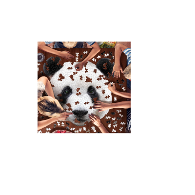 PUZZLE I AM PANDA SIZE POSTER