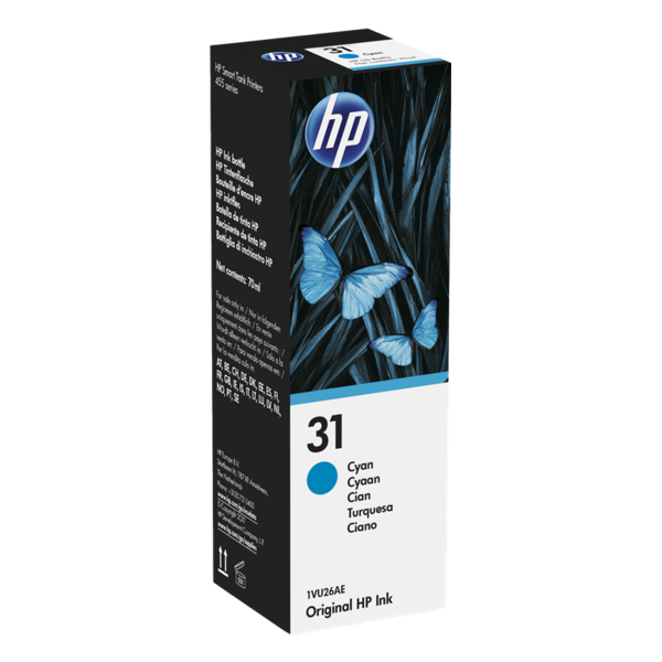 CARTOUCHE D'ENCRE HP31 - 70ML CYAN