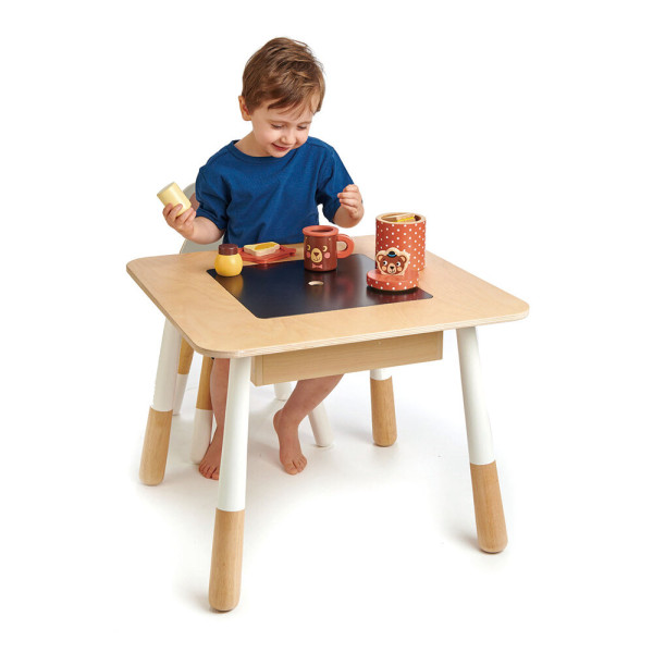 MESA CRIANÇA COM COMPARTIMENTO