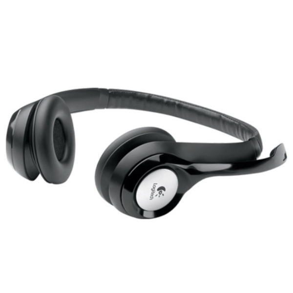H390 BLACK USB HEADPHONES + MICRO