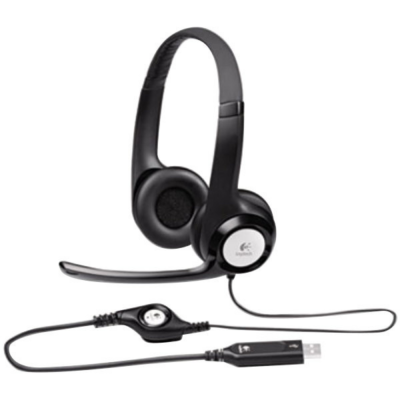 CASQUE H390 USB NOIR + MICRO 2