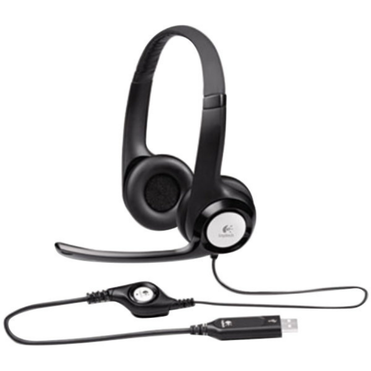 CASQUE H390 USB NOIR + MICRO