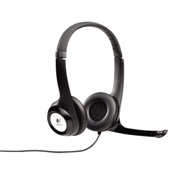 H390 BLACK USB HEADPHONES + MICRO