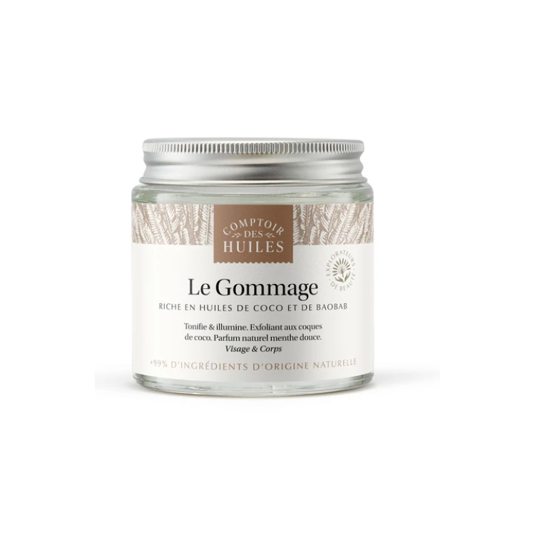 COCONUT FACE AND BODY SCRUB BAOBAB OIL POT 100ML